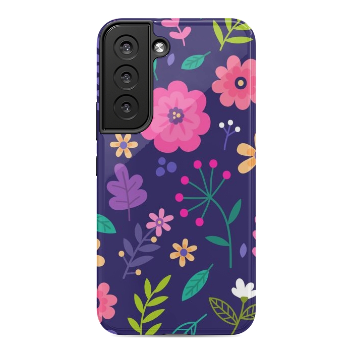 Galaxy S22 StrongFit Ditsy Flowers by ArtsCase