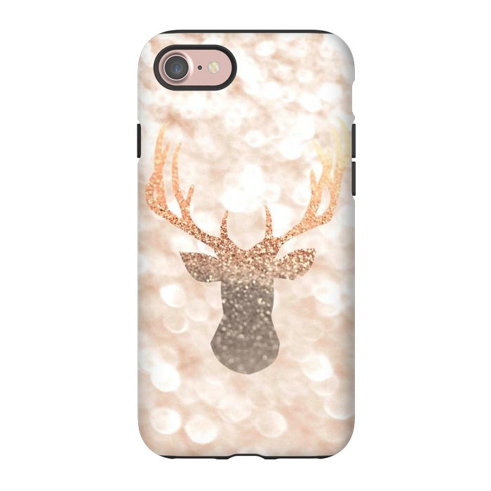 iPhone 7 StrongFit CHAMPAGNER SANDY  STAG by Monika Strigel