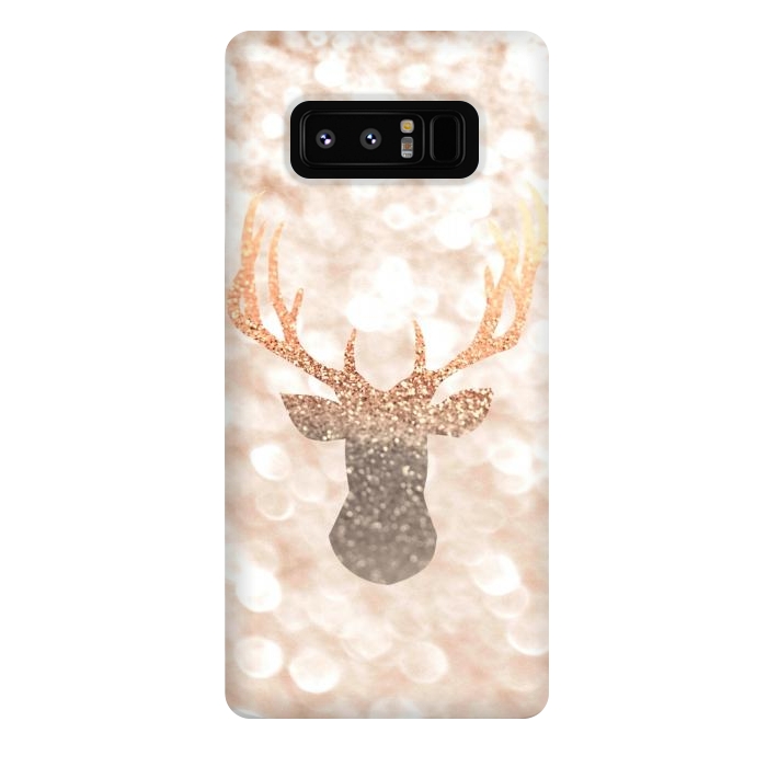 Galaxy Note 8 StrongFit CHAMPAGNER SANDY  STAG by Monika Strigel