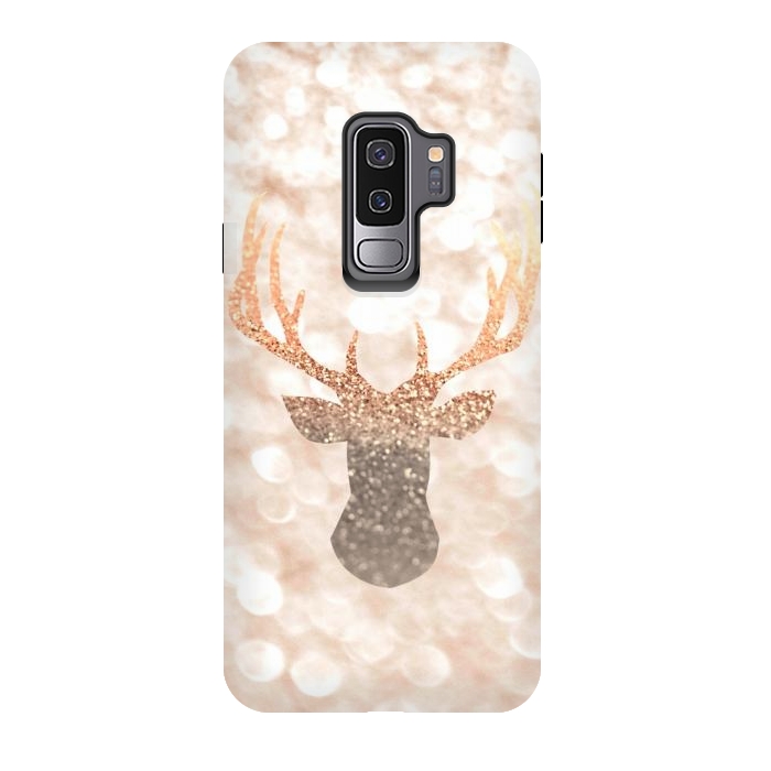 Galaxy S9 plus StrongFit CHAMPAGNER SANDY  STAG by Monika Strigel