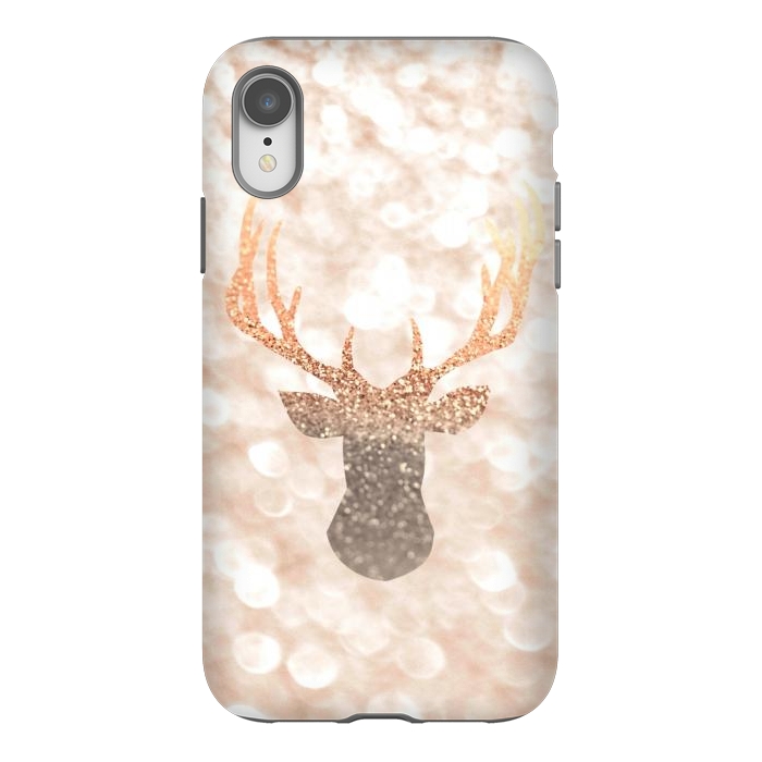 iPhone Xr StrongFit CHAMPAGNER SANDY  STAG by Monika Strigel