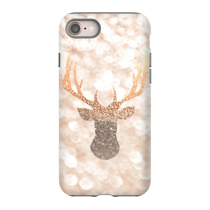 iPhone SE StrongFit CHAMPAGNER SANDY  STAG by Monika Strigel