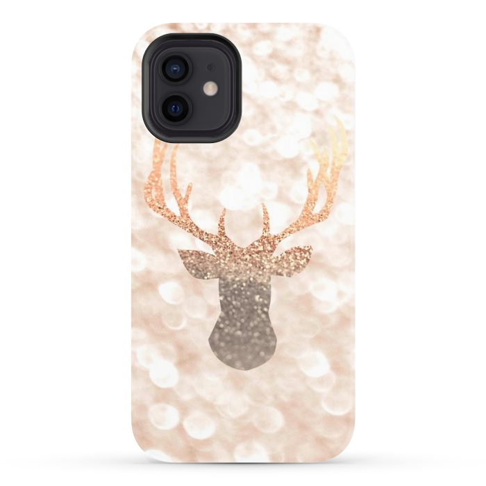 iPhone 12 StrongFit CHAMPAGNER SANDY  STAG by Monika Strigel