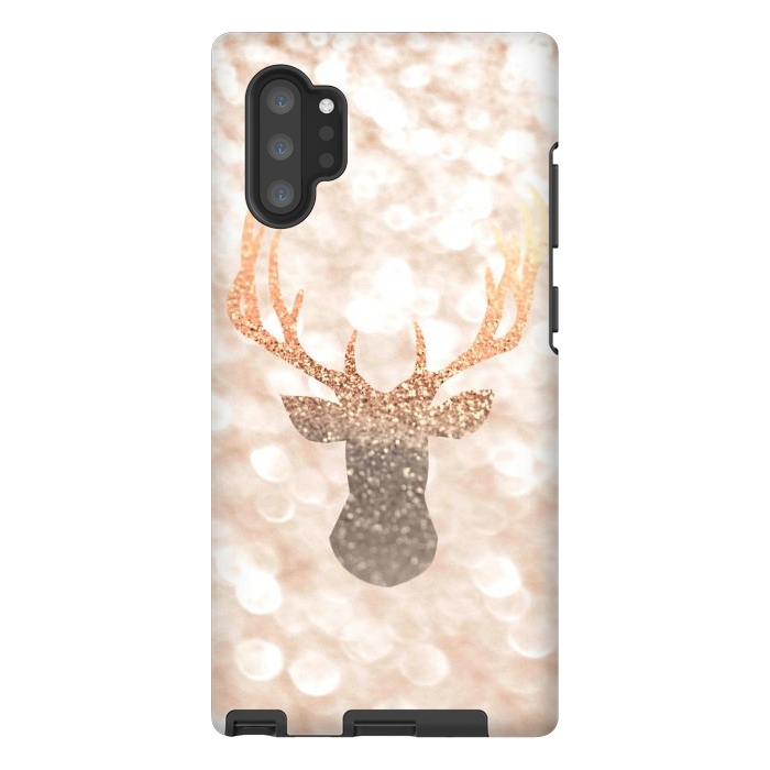 Galaxy Note 10 plus StrongFit CHAMPAGNER SANDY  STAG by Monika Strigel