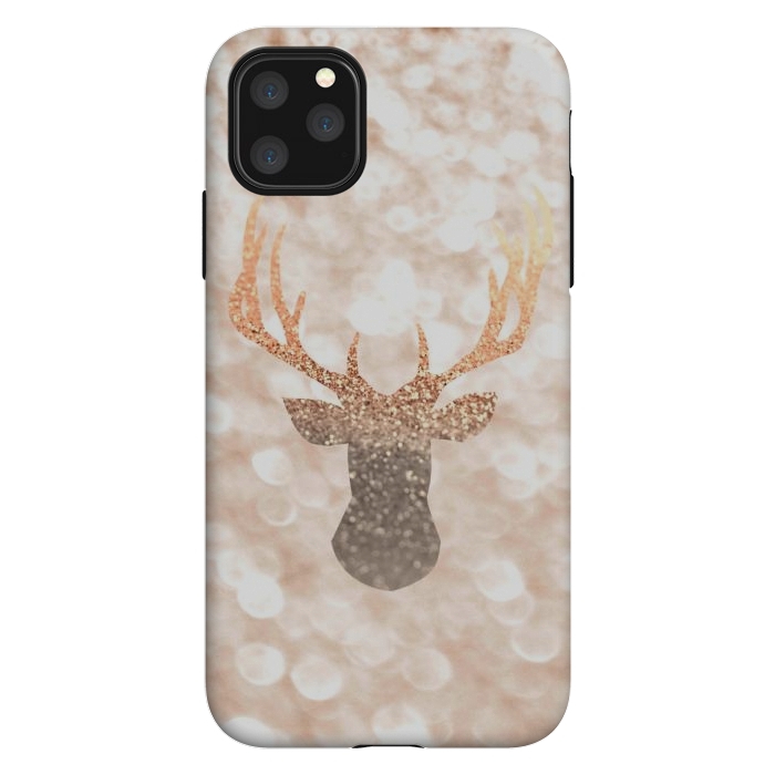 iPhone 11 Pro Max StrongFit CHAMPAGNER SANDY  STAG by Monika Strigel