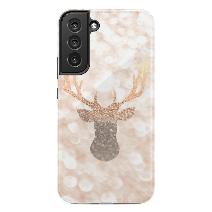 Galaxy S22 plus StrongFit CHAMPAGNER SANDY  STAG by Monika Strigel