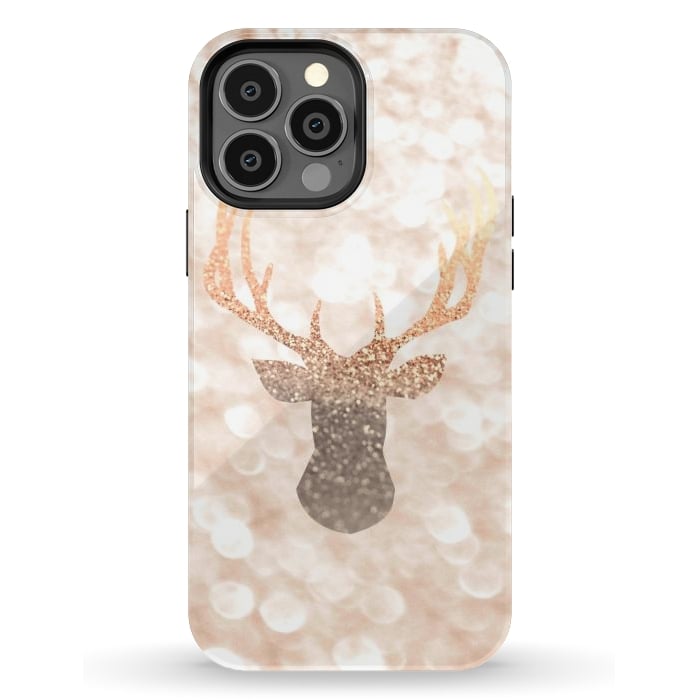 iPhone 13 Pro Max StrongFit CHAMPAGNER SANDY  STAG by Monika Strigel