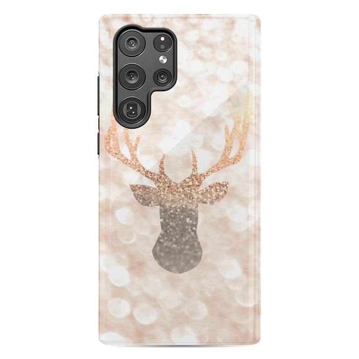 Galaxy S22 Ultra StrongFit CHAMPAGNER SANDY  STAG by Monika Strigel