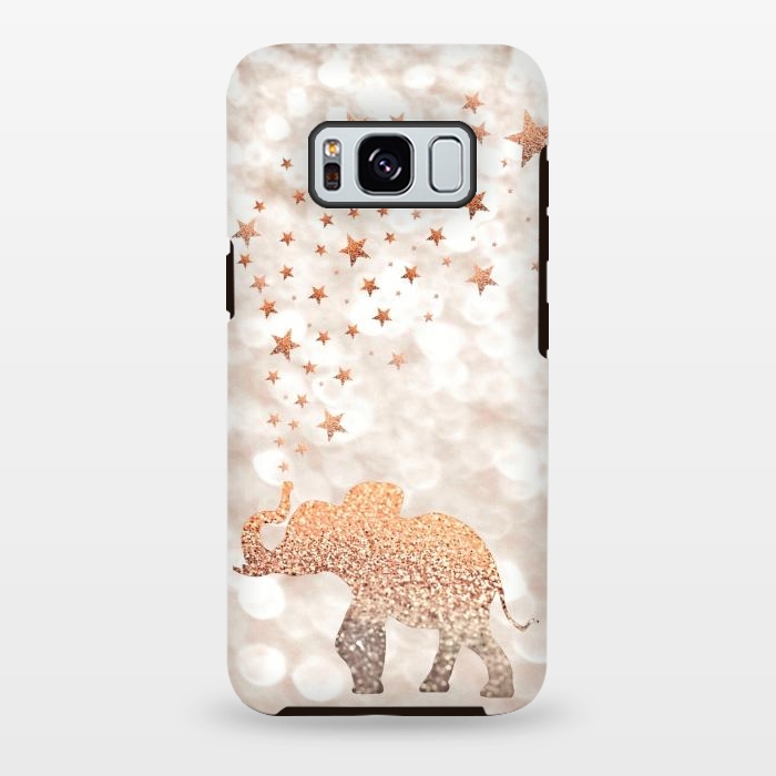 Galaxy S8 plus StrongFit LUCKY ELEPHANT by Monika Strigel
