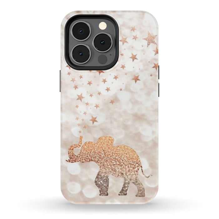 iPhone 13 pro StrongFit LUCKY ELEPHANT por Monika Strigel