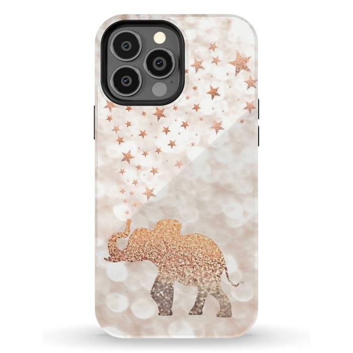 iPhone 13 Pro Max StrongFit LUCKY ELEPHANT by Monika Strigel