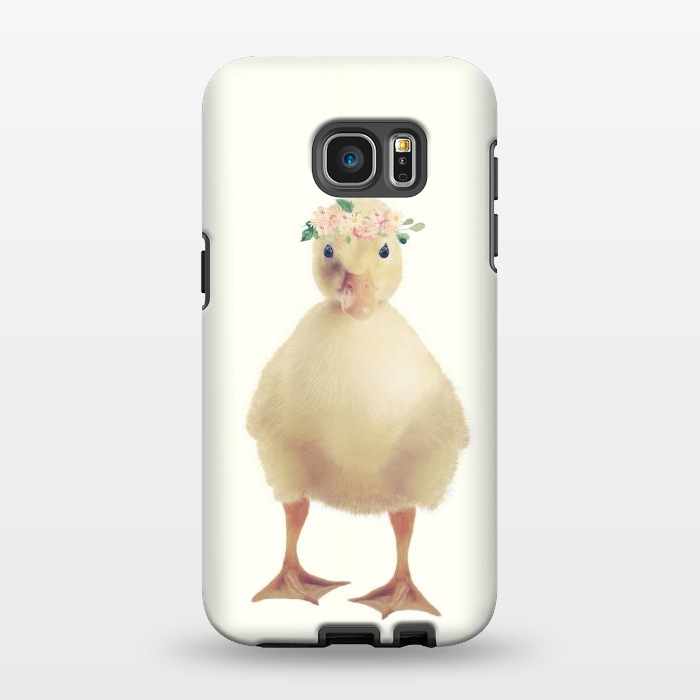 Galaxy S7 EDGE StrongFit DUCKY DUCKLING by Monika Strigel