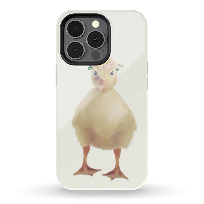 iPhone 13 pro StrongFit DUCKY DUCKLING by Monika Strigel