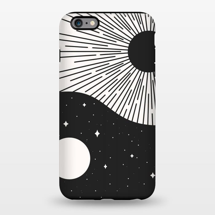 iPhone 6/6s plus StrongFit Yin Yang Black - Sun & Moon by ArtPrInk