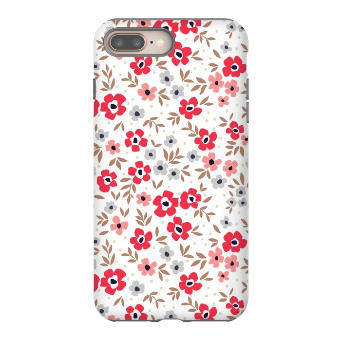 iPhone 7 plus StrongFit Seamless Flowers ONE by ArtsCase
