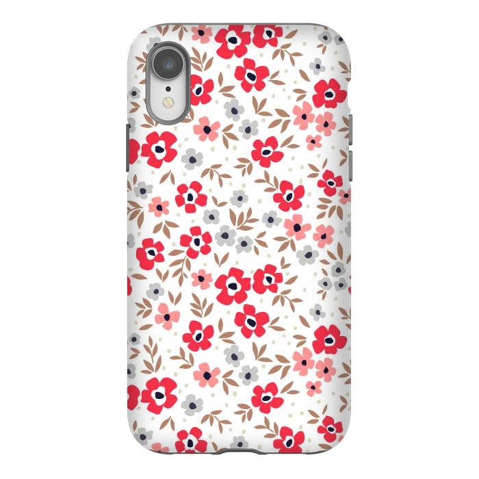 iPhone Xr StrongFit Seamless Flowers ONE by ArtsCase