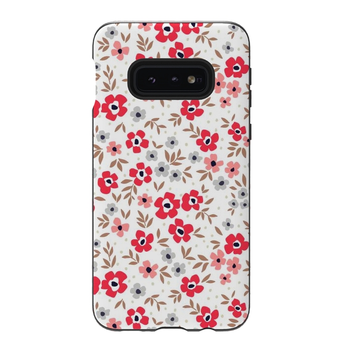 Galaxy S10e StrongFit Seamless Flowers ONE by ArtsCase