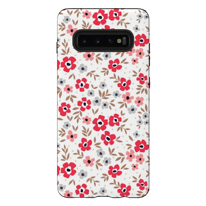Galaxy S10 plus StrongFit Seamless Flowers ONE by ArtsCase