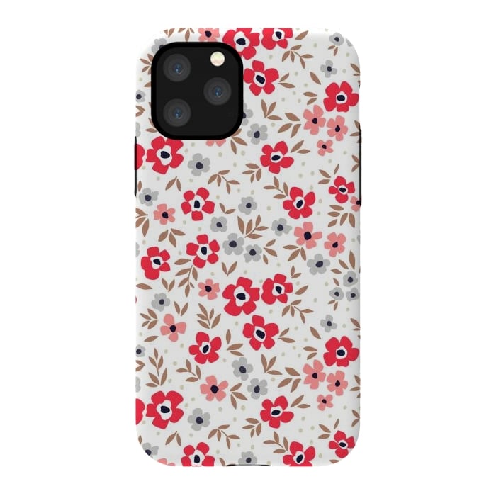iPhone 11 Pro StrongFit Seamless Flowers ONE by ArtsCase