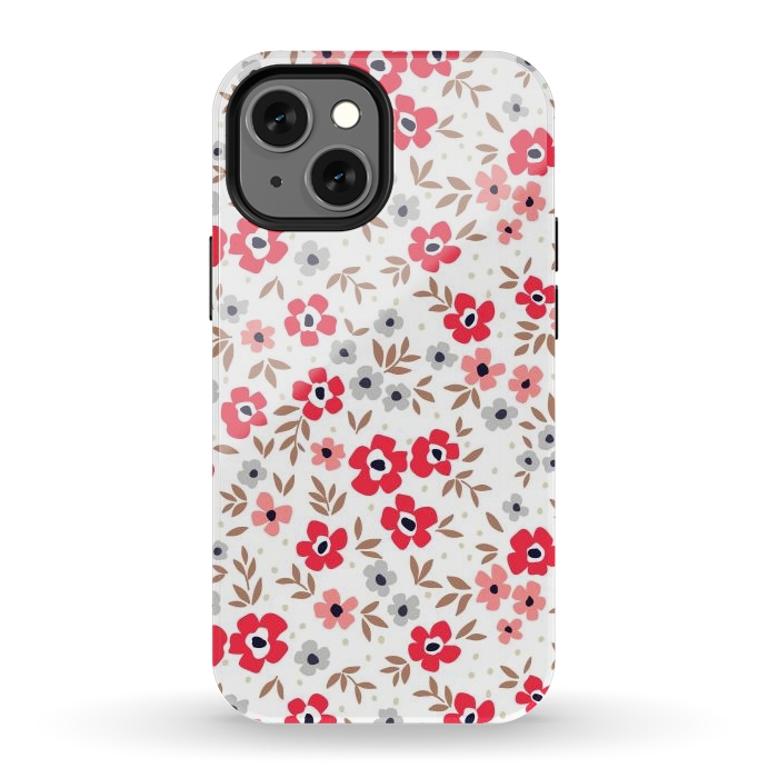 iPhone 12 mini StrongFit Seamless Flowers ONE by ArtsCase