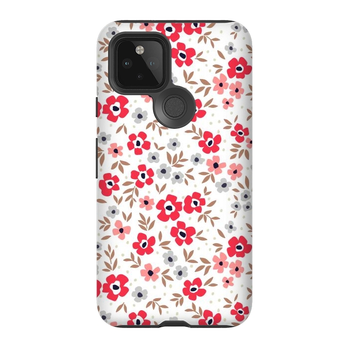 Pixel 5 StrongFit Seamless Flowers ONE by ArtsCase