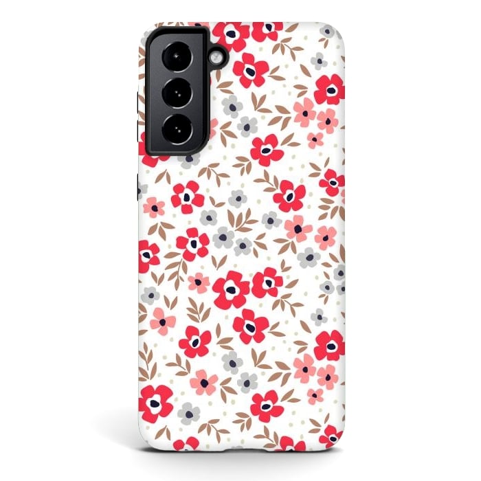 Galaxy S21 StrongFit Seamless Flowers ONE by ArtsCase