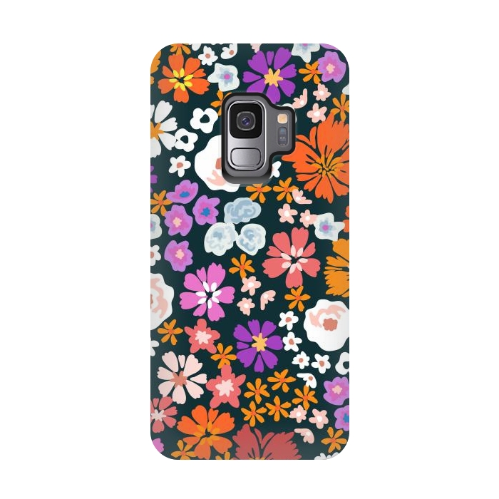 Galaxy S9 StrongFit WildFlowers TWO by ArtsCase