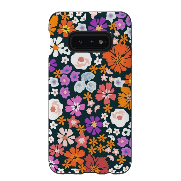 Galaxy S10e StrongFit WildFlowers TWO by ArtsCase
