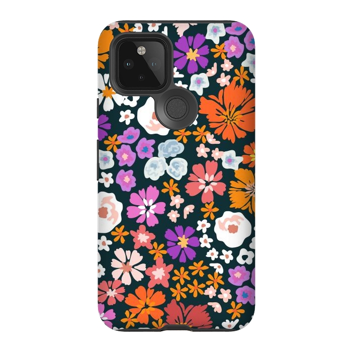 Pixel 5 StrongFit WildFlowers TWO by ArtsCase