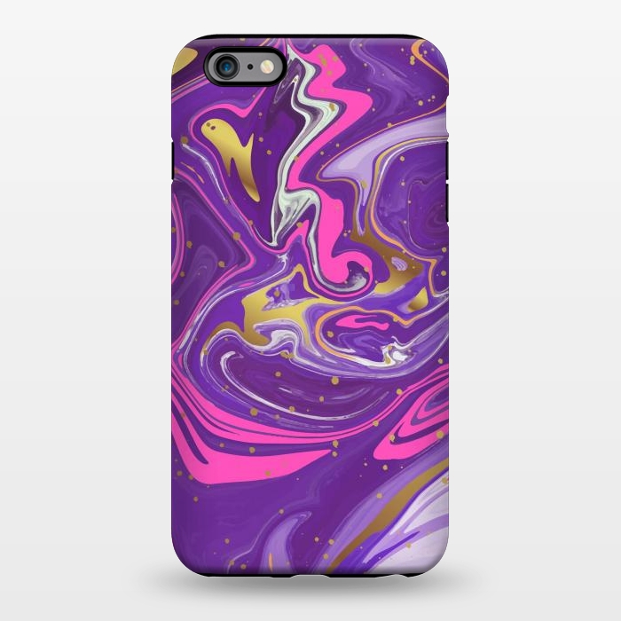 iPhone 6/6s plus StrongFit Liquid Marble Purple COLORS by ArtsCase