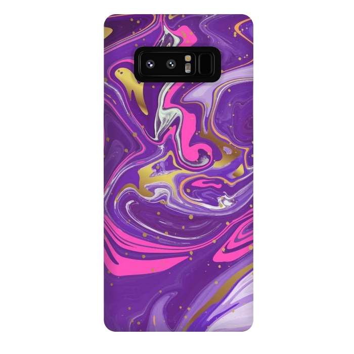 Galaxy Note 8 StrongFit Liquid Marble Purple COLORS by ArtsCase