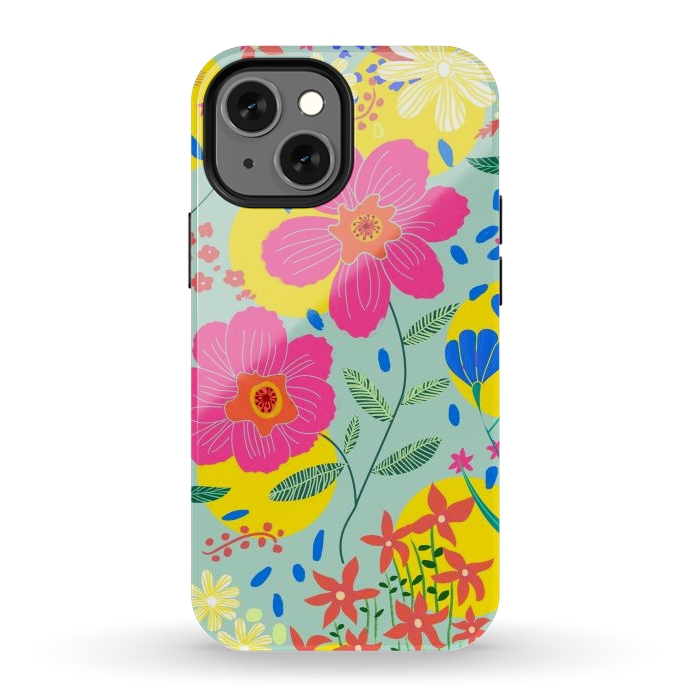 iPhone 12 mini StrongFit Matisse Garden by Uma Prabhakar Gokhale