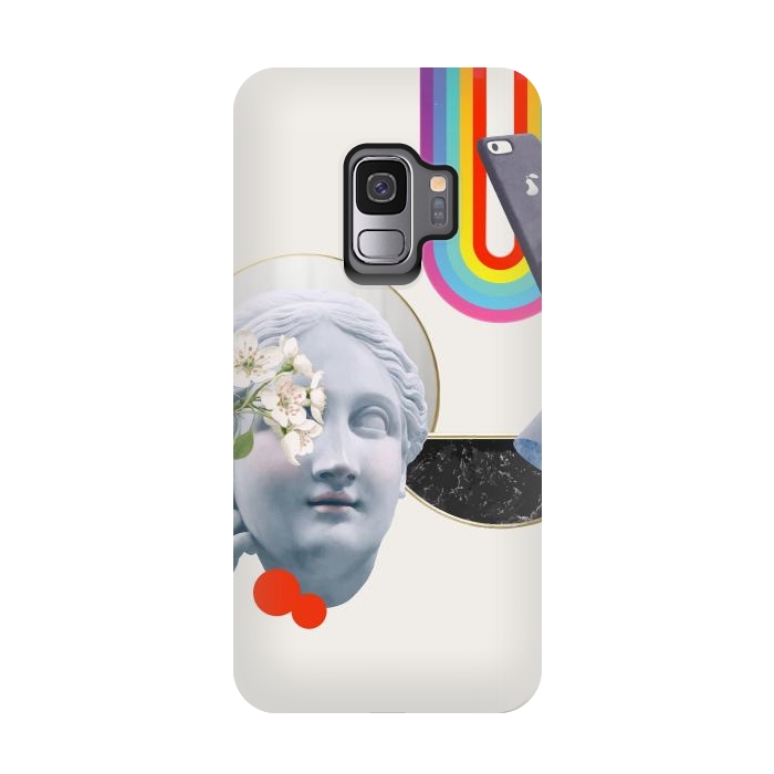 Galaxy S9 StrongFit Greek Goddess Rainbow Selfie by Pear iPhone by Uma Prabhakar Gokhale
