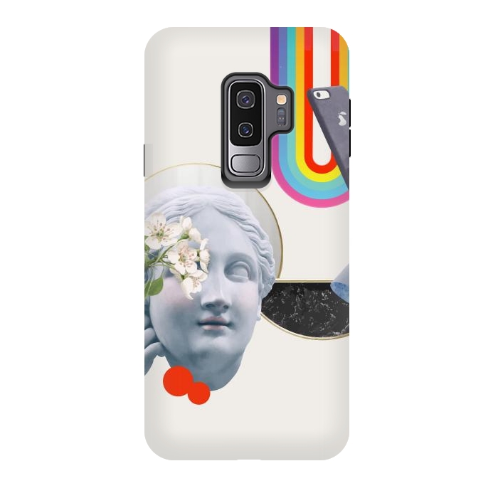 Galaxy S9 plus StrongFit Greek Goddess Rainbow Selfie by Pear iPhone by Uma Prabhakar Gokhale