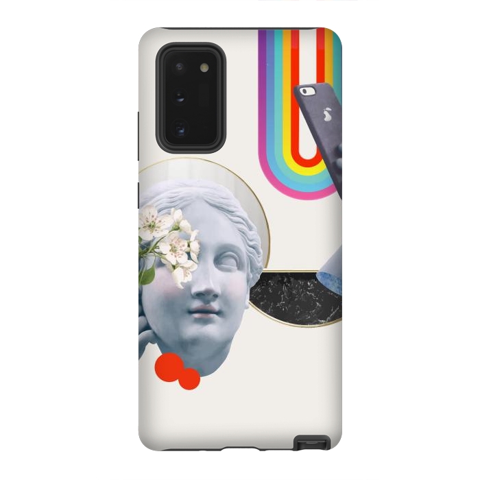 Galaxy Note 20 StrongFit Greek Goddess Rainbow Selfie by Pear iPhone by Uma Prabhakar Gokhale
