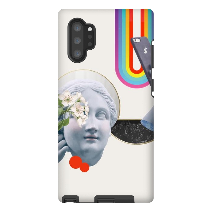 Galaxy Note 10 plus StrongFit Greek Goddess Rainbow Selfie by Pear iPhone by Uma Prabhakar Gokhale