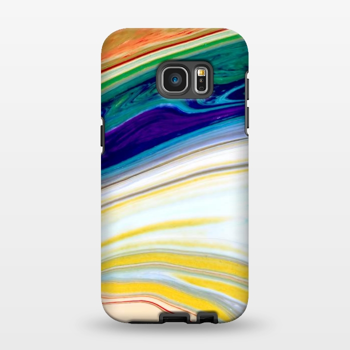 Galaxy S7 EDGE StrongFit Abstract Marble Background Creative Contemporary Liquid Design by ArtsCase