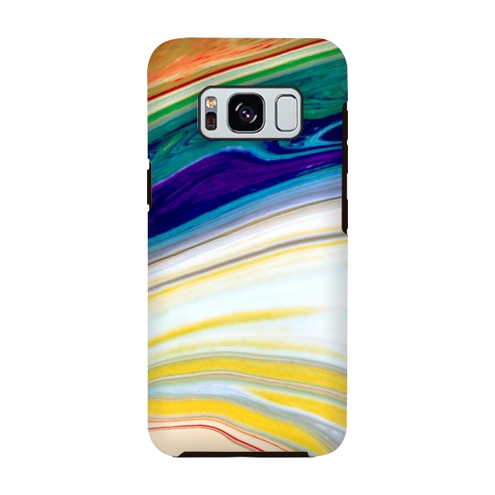 Galaxy S8 StrongFit Abstract Marble Background Creative Contemporary Liquid Design by ArtsCase