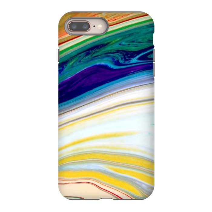 iPhone 8 plus StrongFit Abstract Marble Background Creative Contemporary Liquid Design by ArtsCase