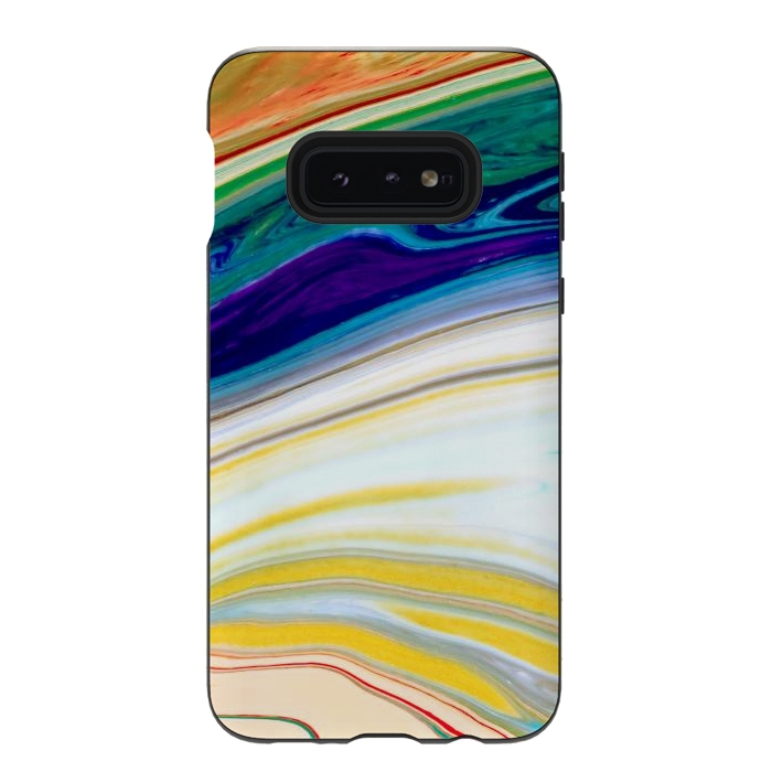 Galaxy S10e StrongFit Abstract Marble Background Creative Contemporary Liquid Design by ArtsCase