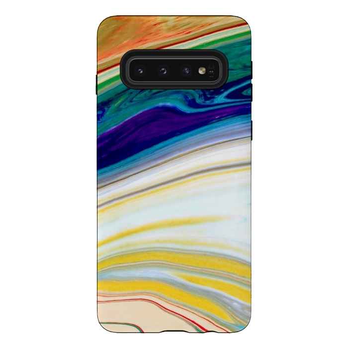 Galaxy S10 StrongFit Abstract Marble Background Creative Contemporary Liquid Design by ArtsCase