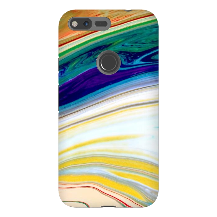 Pixel XL StrongFit Abstract Marble Background Creative Contemporary Liquid Design by ArtsCase