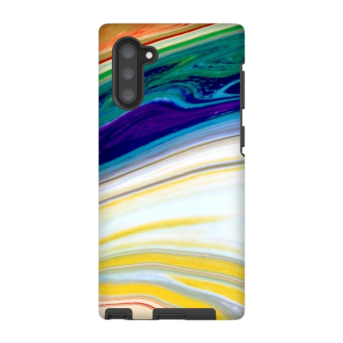 Galaxy Note 10 StrongFit Abstract Marble Background Creative Contemporary Liquid Design by ArtsCase
