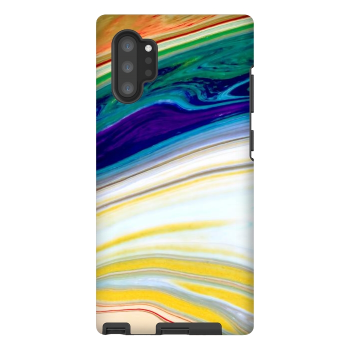 Galaxy Note 10 plus StrongFit Abstract Marble Background Creative Contemporary Liquid Design by ArtsCase