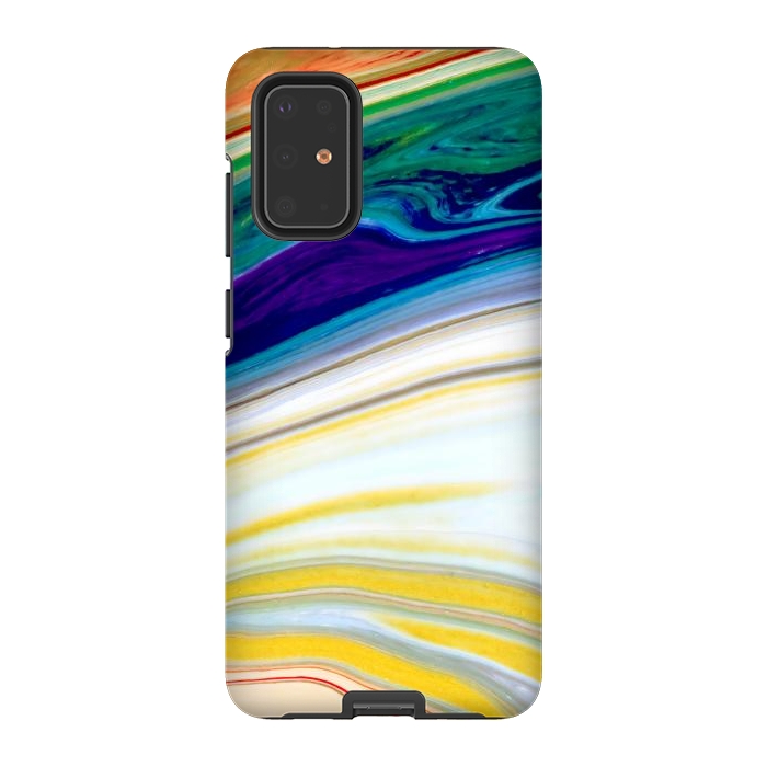 Galaxy S20 Plus StrongFit Abstract Marble Background Creative Contemporary Liquid Design by ArtsCase
