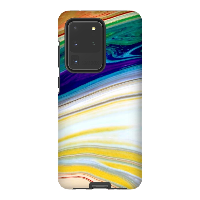 Galaxy S20 Ultra StrongFit Abstract Marble Background Creative Contemporary Liquid Design by ArtsCase