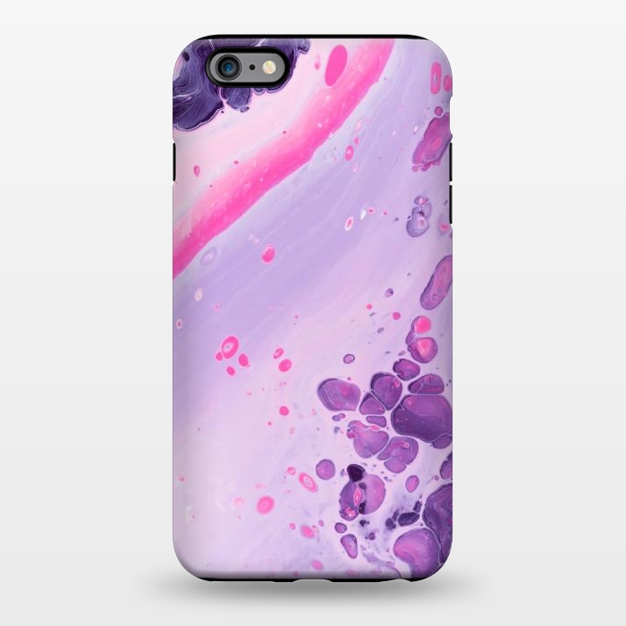 iPhone 6/6s plus StrongFit Pink and Purple Waves by ArtsCase