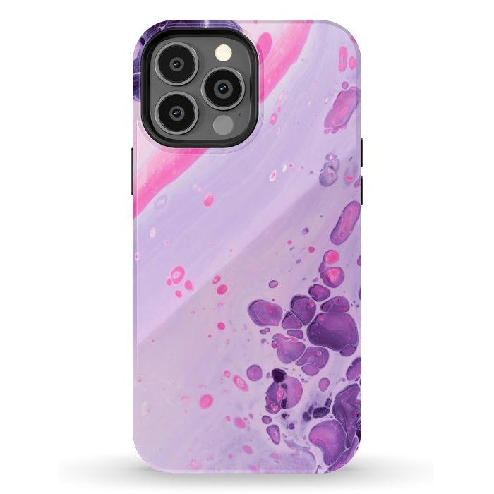 iPhone 13 Pro Max StrongFit Pink and Purple Waves por ArtsCase