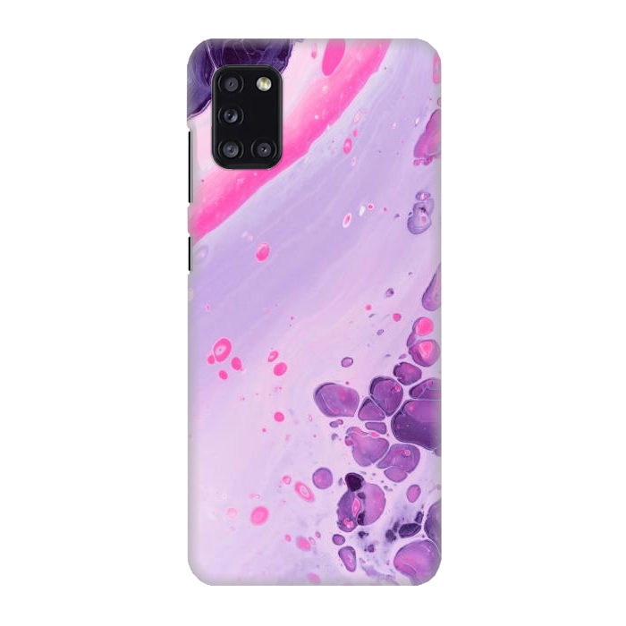 Galaxy A31 SlimFit Pink and Purple Waves por ArtsCase