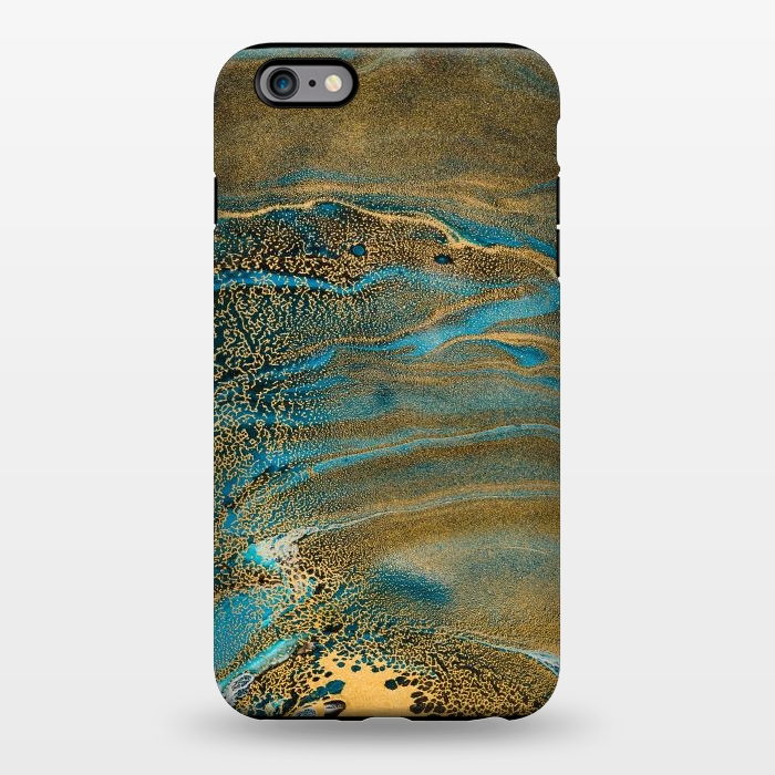 iPhone 6/6s plus StrongFit Aquamarine Waves by ArtsCase